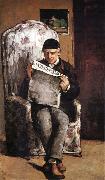 Paul Cezanne Portrait du Pere de l-Artiste oil painting artist